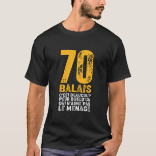 Camiseta Aniversario 70 ans - Citación 70 balais
