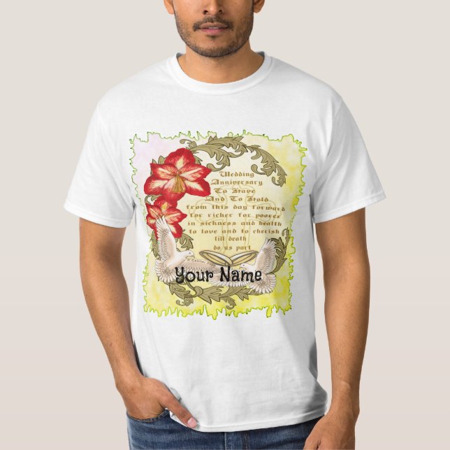 Camiseta Aniversario boda (Anverso)