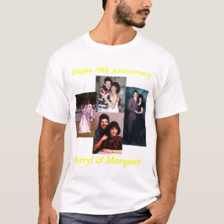 Camiseta Aniversario Boda de 10 años