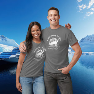 Camiseta Aniversario Cruise Ocean Blue Personaliza la camis
