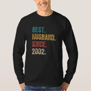 Camiseta Aniversario De 20 Bodas Por Su Mejor Marido Desde