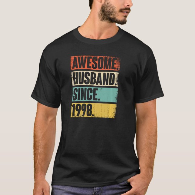 Camiseta Aniversario De 24 Bodas Por Su Esposo Épico Desde (Anverso)