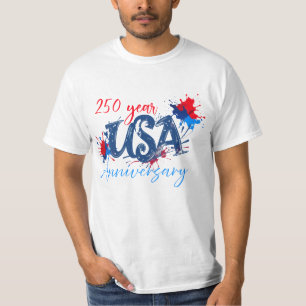 Camiseta aniversario de 250 años de EE. UU.
