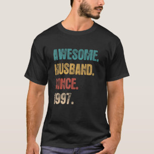 Camiseta Aniversario De 25 Bodas Por Él Impresionante Espos
