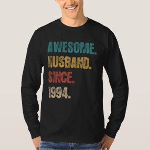 Camiseta Aniversario De 28 Bodas Por Él Impresionante Espos