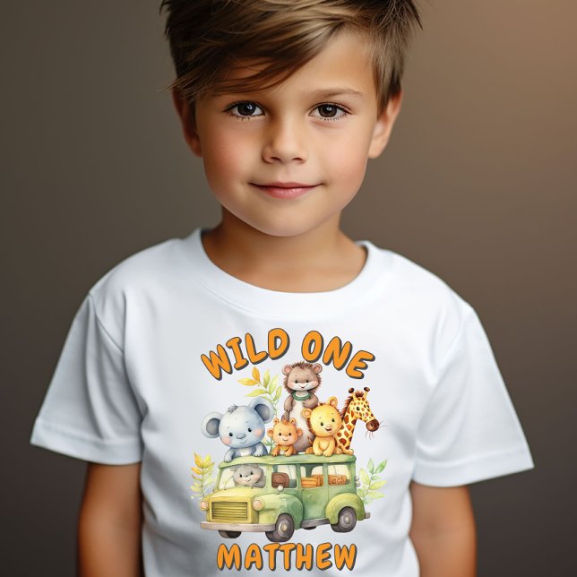 Camiseta Aniversario de animales salvajes de safari (Subido por el creador)