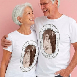 Camiseta Aniversario de Bodas de Oro Personalizado con Foto