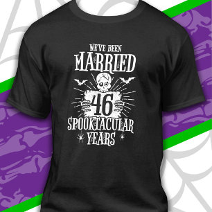 Camiseta Aniversario de bodas número 46 Spooktacular de Hal