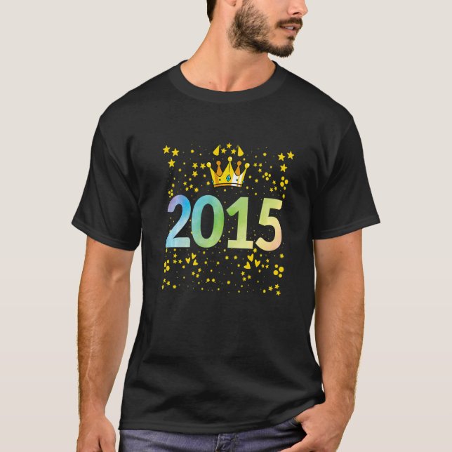 Camiseta Aniversario de cumpleaños 2015 (Anverso)