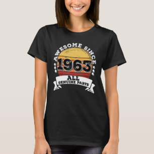 Camiseta Aniversario de cumpleaños de 60 años nacido en 196
