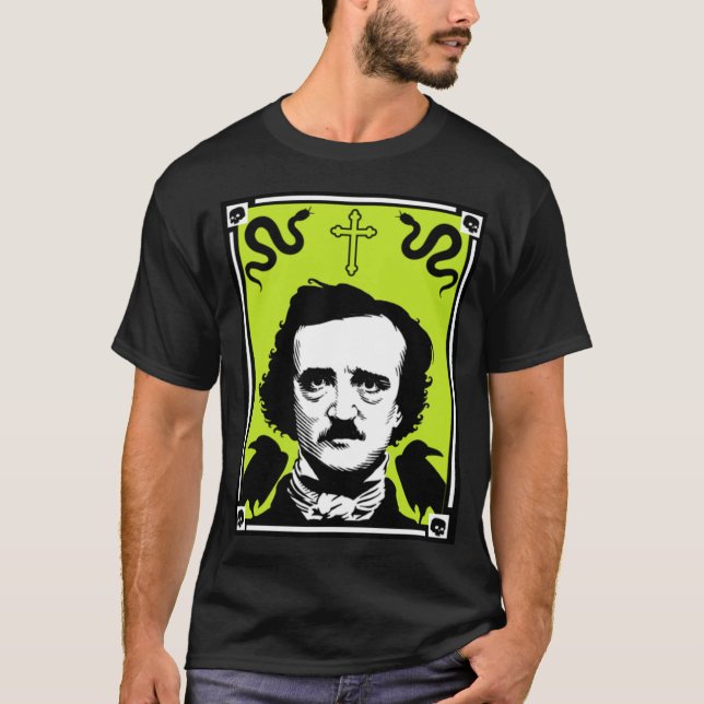 Camiseta Aniversario de Edgar Allan Poe 19 de enero (Anverso)