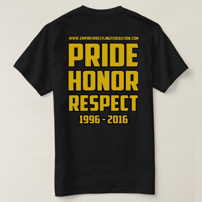 Camiseta Aniversario de EWF vigésimo (Reverso del diseño)