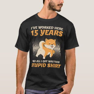 Camiseta Aniversario de la Compañía 15 años de servicio Ani