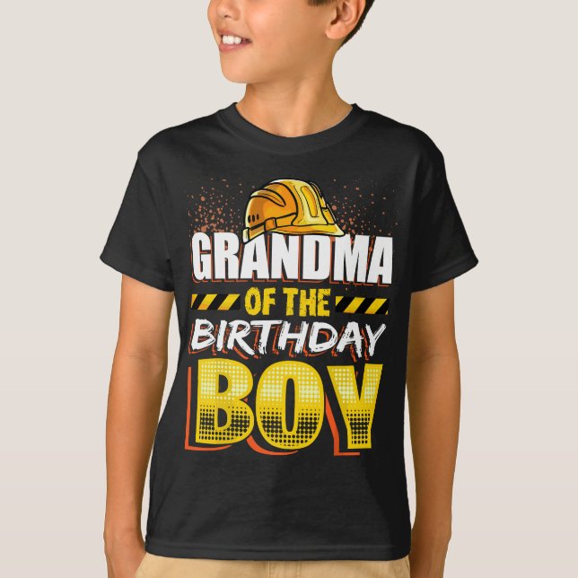 Camiseta Aniversario de la construcción de la abuela del ni (Anverso)
