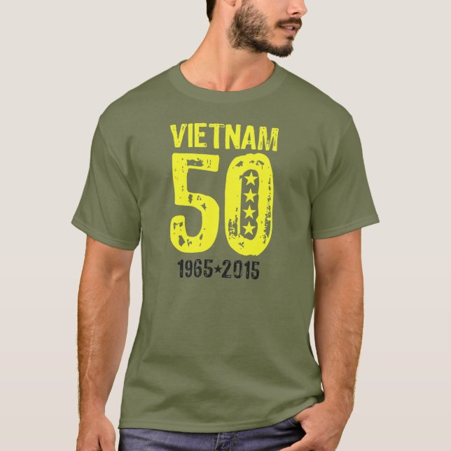 Camiseta Aniversario de la guerra de Vietnam 50.a (Anverso)