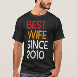 Camiseta Aniversario de la mujer regalo a la mejor esposa d