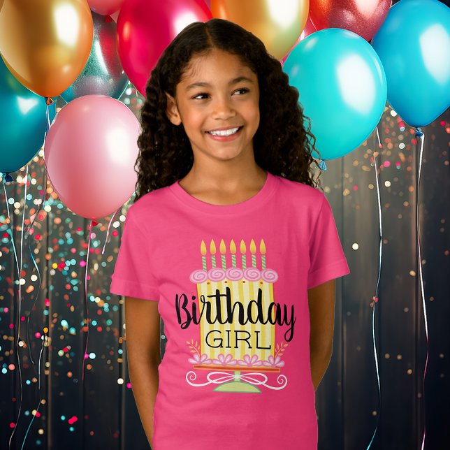 Camiseta Aniversario de la natalidad de Girly Pink Sweet Wh (Subido por el creador)