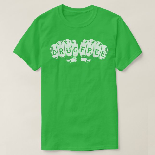 Camiseta Aniversario de la Sobriedad Libre de Drogas AA (Diseño del anverso)