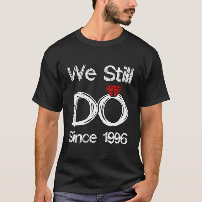 Camiseta Aniversario de las Parejas de Anillo boda que segu (Anverso)