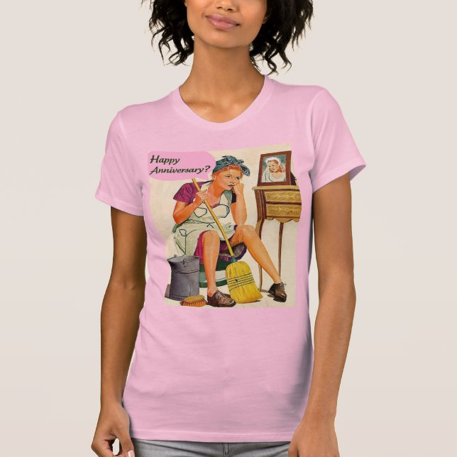 Camiseta Aniversario de Retro Housewife (Anverso)