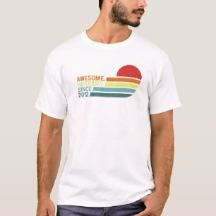 Camiseta Aniversario de una boda vintage divertida para hom