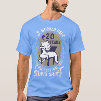 Camiseta Aniversario del 20° Aniversario del Empleado de 20