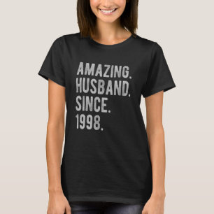 Camiseta Aniversario del 24° Boda de Su Asombroso Esposo