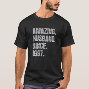 Camiseta Aniversario del 25° Boda de Su Sorprendente Esposo