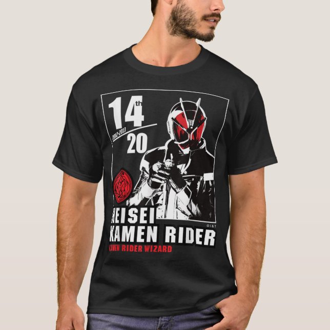 Camiseta Aniversario del asistente del piloto de Kamen (Anverso)