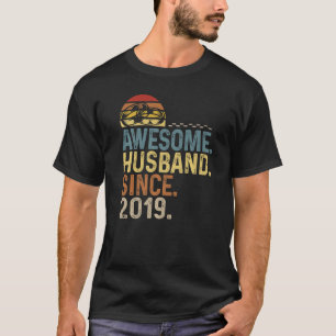Camiseta Aniversario del Boda de los Anillos Vintage de los
