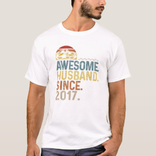 Camiseta Aniversario del Boda de los Anillos Vintage de los