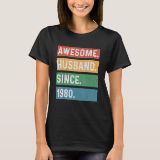 Camiseta Aniversario del Boda de los hombres de 43 años - I