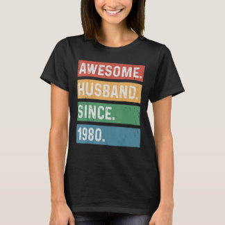 Camiseta Aniversario del Boda de los hombres de 43 años - I