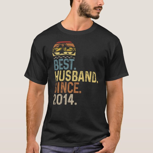 Camiseta Aniversario del Boda masculino: mejor esposo desde (Anverso)