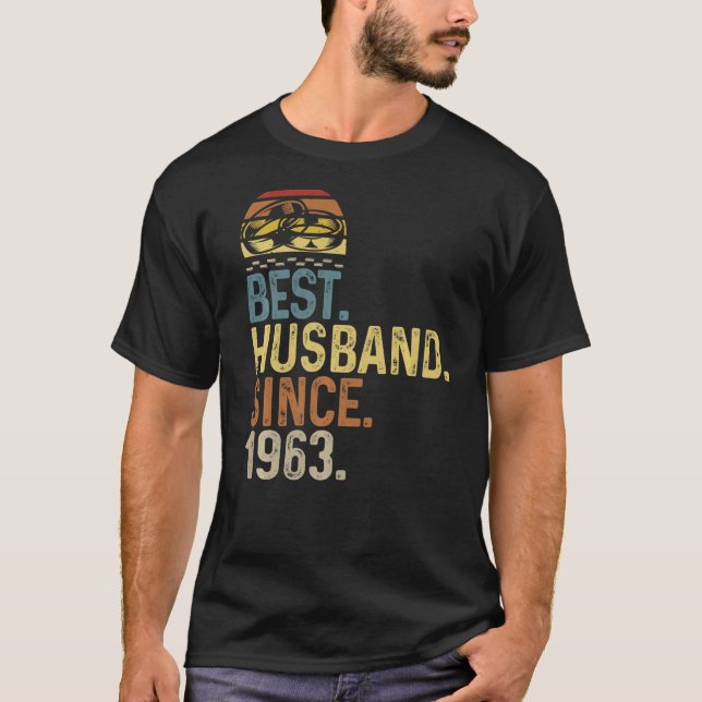 Camiseta Aniversario del Boda masculino: mejor esposo desde (Anverso)