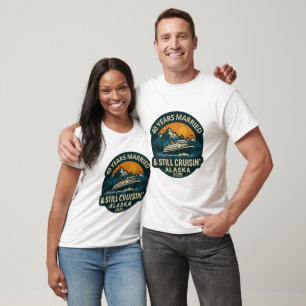 Camiseta Aniversario del crucero Alaska personalizado