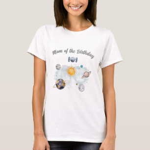 Camiseta Aniversario del espacio exterior Galaxy Sun Moon E