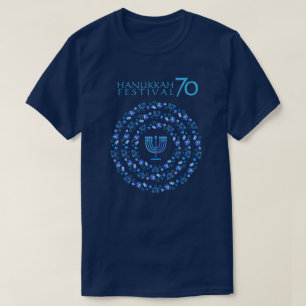 Camiseta Aniversario del Festival de las Luces de Hanukkah