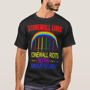 Camiseta Aniversario del Orgullo Gay LGBTQ Stonewall vive d