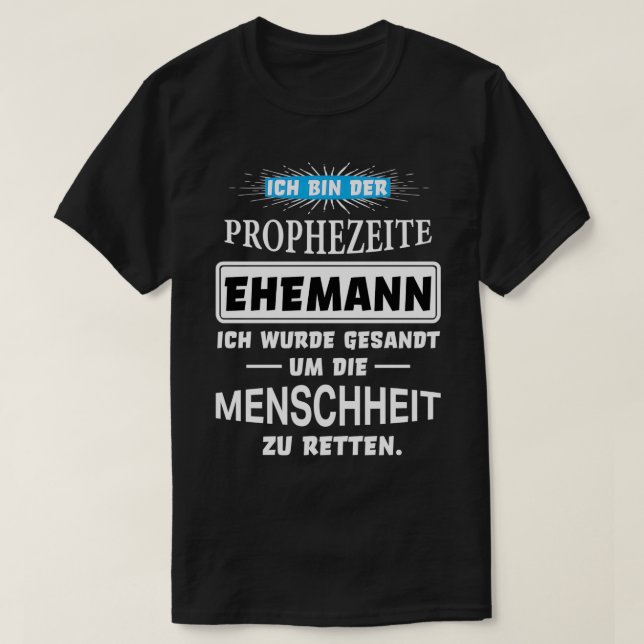Camiseta Aniversario del padre de la familia del marido (Diseño del anverso)