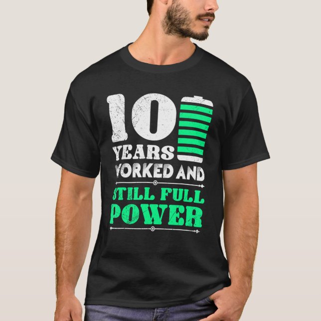 Camiseta Aniversario del trabajo Aniversario de la empresa  (Anverso)