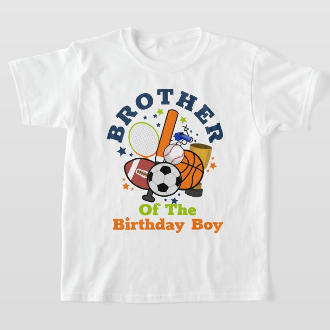 Camiseta Aniversario deportivo Hermano de todos los camisas (Distribución)