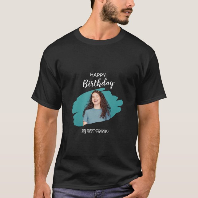 Camiseta Aniversario feliz de la estética de marca personal (Anverso)