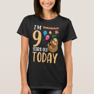 Camiseta Aniversario feliz de la pastelera de globo de Slot