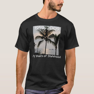 Camiseta Aniversario hawaiano del Statehood 50.o