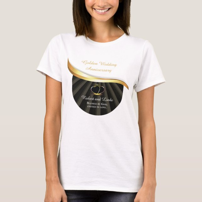 Camiseta Aniversario religioso Boda de Oro 50 (Anverso)