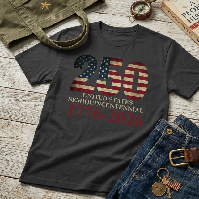 Camiseta Aniversario Semicucentenario 250 de EE. UU. (Subido por el creador)
