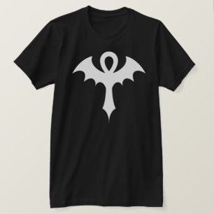 Camiseta Ankh Con Alas De Barras