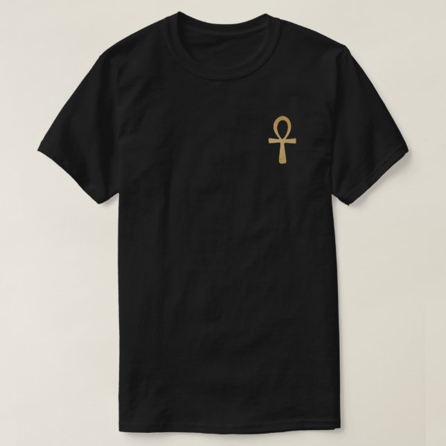 Camiseta Ankh Cross Ankh de la Vida Símbolo egipcio african (Diseño del anverso)
