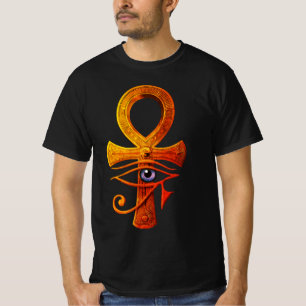 Camiseta Ankh Egipcio Ojo de Horus Símbolo Antiguo Protege